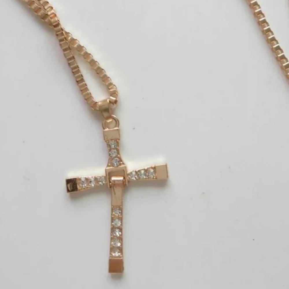 New Women’s Gold Cross Necklace